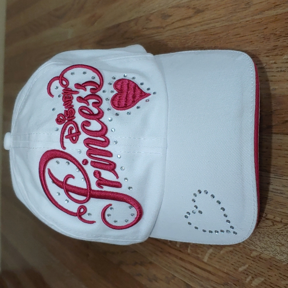 Disney Parks Princess Gem Heart Baseball Hat Girls OS NWOT